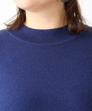 OLFAV05054 eur3(エウルキューブ) 【大きいサイズ/洗える】プチハイネックもちもちニット ブルー(55)
