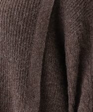 OLFAV14089 eur3(エウルキューブ) 【大きいサイズ】ふわふわケーブルニット ブラウン(87)