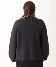 OLFAV15069 eur3(エウルキューブ) 【大きいサイズ/a.v.v×eur3】メタルボタンニット ネイビー(57)