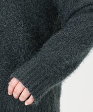 OLFBD02099 eur3(エウルキューブ) 【大きいサイズ】バスケットモールニット ダークグレー(93)