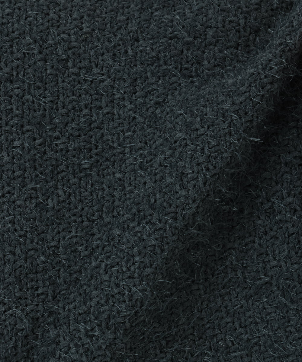 OLFBD02099 eur3(エウルキューブ) 【大きいサイズ】バスケットモールニット ダークグレー(93)