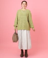 OLFBD20119 eur3(エウルキューブ) 【大きいサイズ】ミックスヤーンニット イエロー(25)