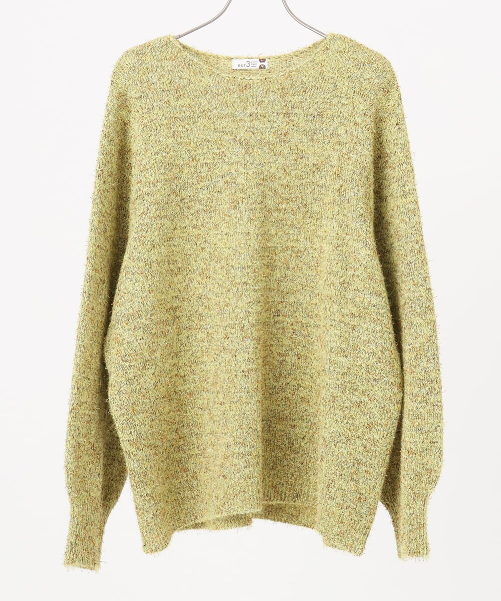 OLFBD20119 eur3(エウルキューブ) 【大きいサイズ】ミックスヤーンニット イエロー(25)