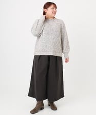 OLFBD20119 eur3(エウルキューブ) 【大きいサイズ】ミックスヤーンニット ホワイト(90)