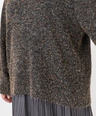 OLFBD20119 eur3(エウルキューブ) 【大きいサイズ】ミックスヤーンニット ダークグレー(93)