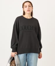 OLFBD22089 eur3(エウルキューブ) 【大きいサイズ】ロゴスウェットライクニット ダークグレー(93)