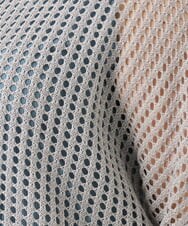 OLFGA08079 eur3(エウルキューブ) 【大きいサイズ/a.v.v×eur3】ラメメッシュニットプルオーバー グレー(92)