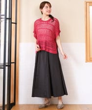 OLFHD08089 eur3(エウルキューブ) 【大きいサイズ】テープヤーンベスト ピンク
