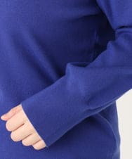 OLFLA03054 eur3(エウルキューブ) 【大きいサイズ/新色追加】Vネックパフスリーブニット ブルー(55)