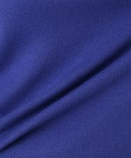 OLFLA03054 eur3(エウルキューブ) 【大きいサイズ/新色追加】Vネックパフスリーブニット ブルー(55)