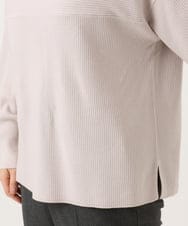 OLFLD01054 eur3(エウルキューブ) 【大きいサイズ】ドロップショルダーニット グレージュ
