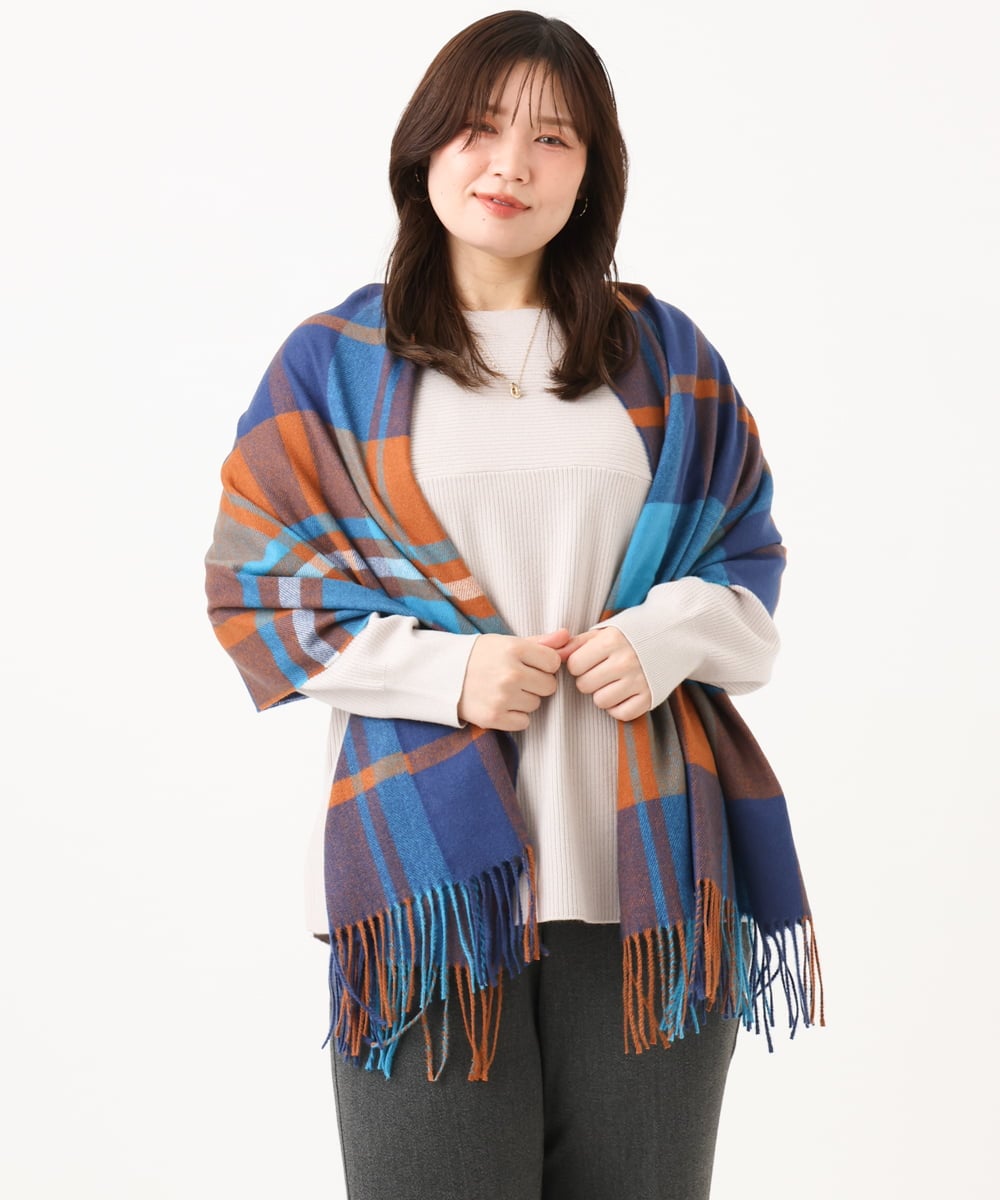 OLFLD01054 eur3(エウルキューブ) 【大きいサイズ】ドロップショルダーニット グレージュ