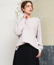OLFLD01054 eur3(エウルキューブ) 【大きいサイズ】ドロップショルダーニット グレージュ