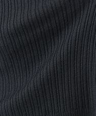 OLFLD08089 eur3(エウルキューブ) 【WEB先行販売】【大きいサイズ】リブニットベスト ネイビー
