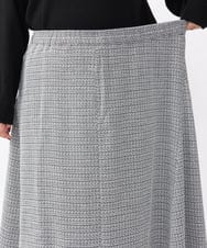 OLHAA11129 eur3(エウルキューブ) 【大きいサイズ】ツイードAラインスカート ブラック(94)