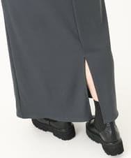 OLHAA17089 eur3(エウルキューブ) 【大きいサイズ】リブカットタイトスカート ダークグレー(93)
