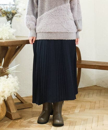 OLHAD07129 eur3 【大きいサイズ】ランダムプリーツスカート
