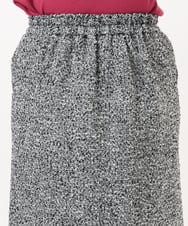 OLHAD08099 eur3(エウルキューブ) 【大きいサイズ/a.v.v×eur3】ツイードタイトスカート ダークグレー(93)