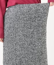OLHAD08099 eur3(エウルキューブ) 【大きいサイズ/a.v.v×eur3】ツイードタイトスカート ダークグレー(93)