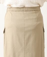 OLHAV13089 eur3(エウルキューブ) 【大きいサイズ/a.v.v×eur3】洗える裏起毛タイトスカート ベージュ(82)