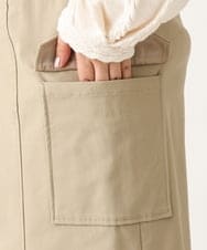 OLHAV13089 eur3(エウルキューブ) 【大きいサイズ/a.v.v×eur3】洗える裏起毛タイトスカート ベージュ(82)