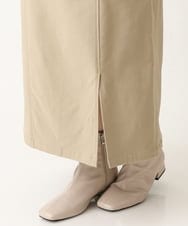 OLHAV13089 eur3(エウルキューブ) 【大きいサイズ/a.v.v×eur3】洗える裏起毛タイトスカート ベージュ(82)
