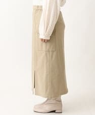 OLHAV13089 eur3(エウルキューブ) 【大きいサイズ/a.v.v×eur3】洗える裏起毛タイトスカート ベージュ(82)