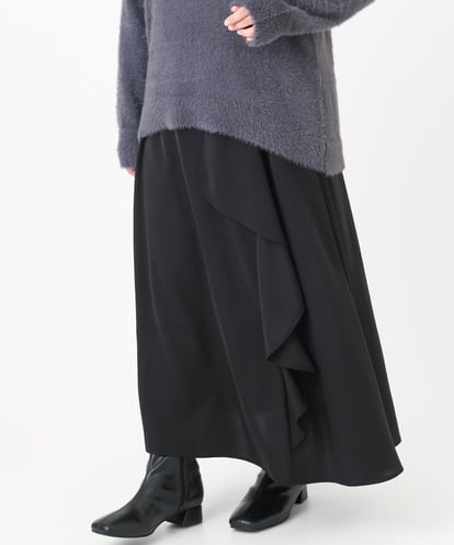 OLHBD07129 eur3 【大きいサイズ】ラッフルスカート