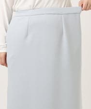 OLHCD02089 eur3(エウルキューブ) 【大きいサイズ/a.v.v×eur3】ジャージータイトスカート ライトブルー(50)
