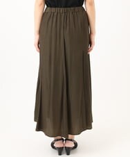 OLHED04119 eur3(エウルキューブ) 【大きいサイズ】パネルフレアスカート カーキ