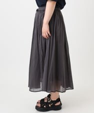 OLHHA03099 eur3(エウルキューブ) 【大きいサイズ】コットンボイルサマースカート ダークグレー(93)