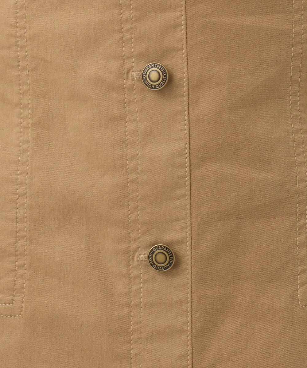 OLHIA15109 eur3(エウルキューブ) 【大きいサイズ】フロントボタンタイトスカート ベージュ(82)