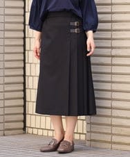 OLHJS02139 eur3(エウルキューブ) 【雑誌掲載】【大きいサイズ】キルトスカート ブラック(94)