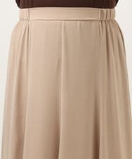 OLHKA03119 eur3(エウルキューブ) 【大きいサイズ】サテンマーメイドスカート ベージュ(82)