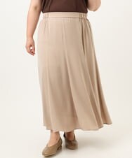 OLHKA03119 eur3(エウルキューブ) 【大きいサイズ】サテンマーメイドスカート ベージュ(82)
