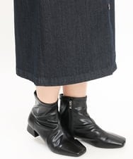 OLHKS05119 eur3(エウルキューブ) 【大きいサイズ】フロントボタンタイトスカート ネイビー(57)