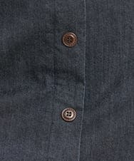 OLHKS05119 eur3(エウルキューブ) 【大きいサイズ】フロントボタンタイトスカート ネイビー(57)