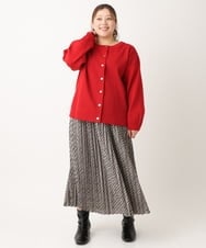 OLHLS09119 eur3(エウルキューブ) 【大きいサイズ/11号サイズあり】チェックプリーツスカート ベージュ(82)