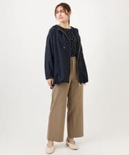 OLJDD03169 eur3(エウルキューブ) 【大きいサイズ/撥水/花粉ガード】マウンテンパーカー ネイビー