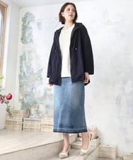 OLJDD03169 eur3(エウルキューブ) 【大きいサイズ/撥水/花粉ガード】マウンテンパーカー ネイビー