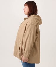 OLJDD03169 eur3(エウルキューブ) 【大きいサイズ/撥水/花粉ガード】マウンテンパーカー ベージュ