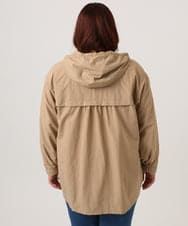OLJDD03169 eur3(エウルキューブ) 【大きいサイズ/撥水/花粉ガード】マウンテンパーカー ベージュ