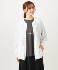 OLJED08169 eur3(エウルキューブ) 【大きいサイズ】ポコポコブルゾン ホワイト