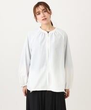 OLJED08169 eur3(エウルキューブ) 【大きいサイズ】ポコポコブルゾン ホワイト