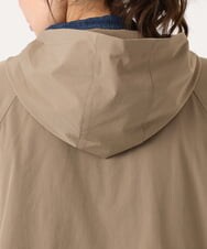 OLJKA01189 eur3(エウルキューブ) 【大きいサイズ】バイカラーフーディーブルゾン ベージュ(82)