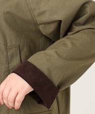 OLJKA05199 eur3(エウルキューブ) 【大きいサイズ】ステンカラーワークジャケット カーキ(36)