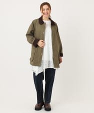 OLJKA05199 eur3(エウルキューブ) 【大きいサイズ】ステンカラーワークジャケット カーキ(36)