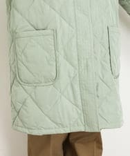 OLJKP03160 eur3(エウルキューブ) 【大きいサイズ】ライトダウンロングコート ライトグリーン(30)