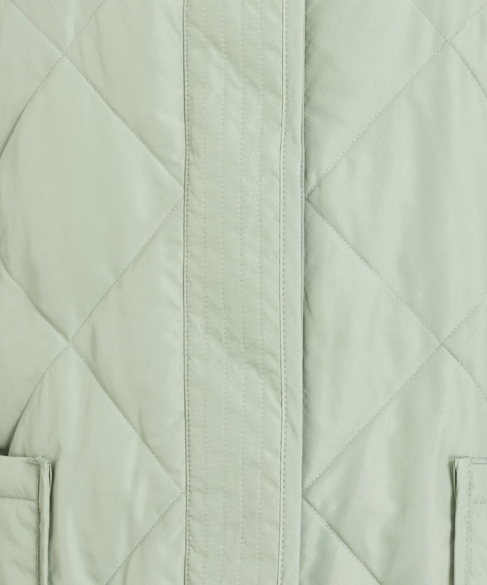 OLJKP03160 eur3(エウルキューブ) 【大きいサイズ】ライトダウンロングコート ライトグリーン(30)
