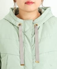 OLJLP04230 eur3(エウルキューブ) 【大きいサイズ】ショートダウンジャケット ライトグリーン(30)